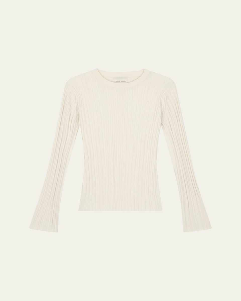 Elsa Rib Long-Sleeve Top
